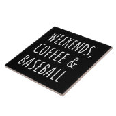 Carreau Week-ends, Café Et Baseball I (Côté)