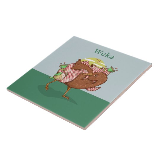 Carreau Weka New Zealand Bird (Côté)