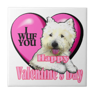 Carreau West Highland White Terrier Valentines Day
