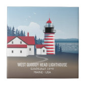 Carreau West Quoddy Head Lighthouse (Devant)