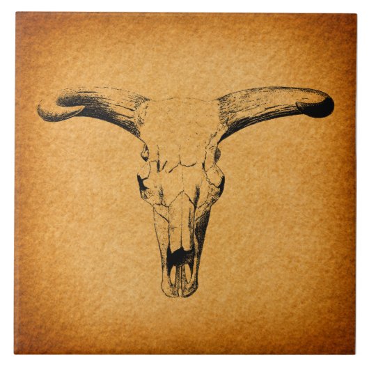 Carreau Western Bull Horns (Devant)