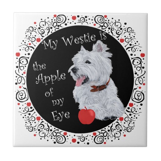 Carreau Westies Apple de Mes Yeux TILE (Devant)