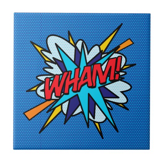 Carreau WHAM Fun Retro Comics (Devant)