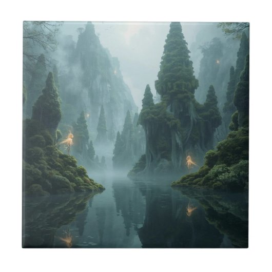 Carreau Where Winged Spirits Wander (Devant)