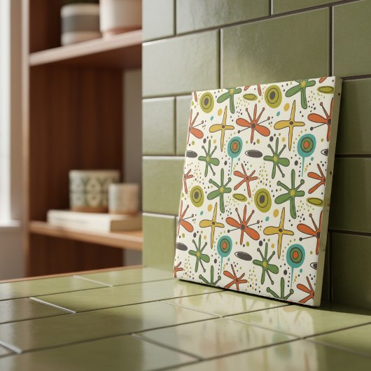 Carreau Whimsical Atomic Era Seamless Pattern #7 ID1224