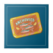 Carreau Whimsical Fish Can Anchovies Kitchen Decor (Devant)