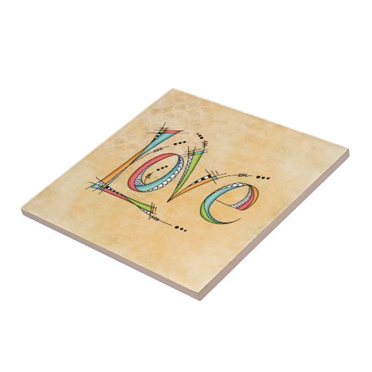 Carreau Whimsical Love Hand-Lettering (Côté)