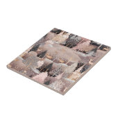 Carreau Whimsical Pink Winter Landscape (5) (Côté)