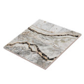 Carreau White and Black Marble Textures Abstract (Côté)