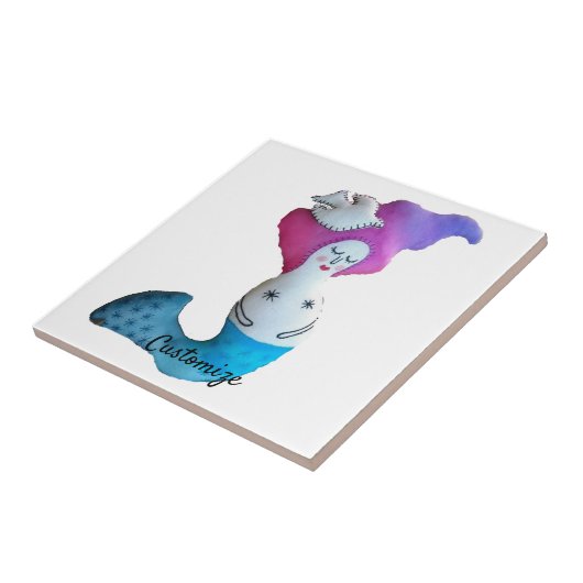 Carreau White Dove Mermaid Thunder_Cove (Côté)