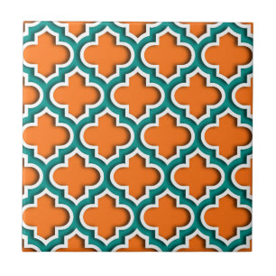 Carreau White Moroccan Quatrefoil #5DS