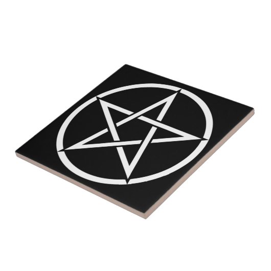 Carreau Wiccan et Magick Pentagram Pentacle - M1 (Côté)