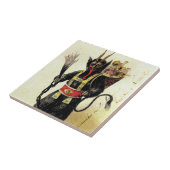 Carreau Wicked Krampus Scary Demon Holiday Christmas Xmas (Côté)