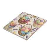 Carreau Wicker Basket Easter Eggs with Lavender (Côté)