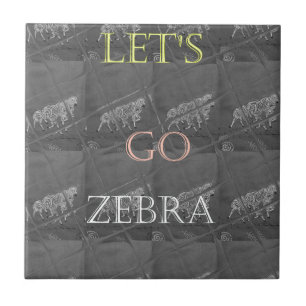 Carreau Wild and Free Let's Go ! : Un voyage de Zebra