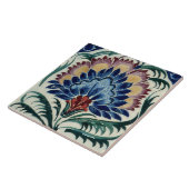 Carreau William De Morgan Fleur orientale (Côté)