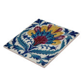 Carreau William De Morgan Fleur orientale (Côté)