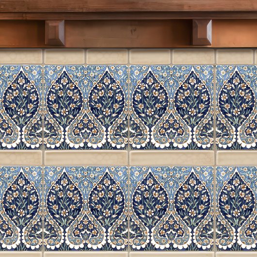 Carreau William De Morgan Inlibéré Floral intemporel