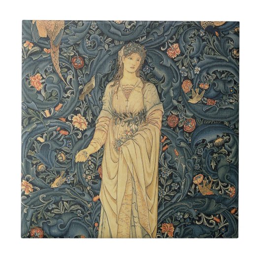 Carreau William Morris antique Flora (Devant)