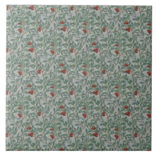 Carreau William Morris Art Décoratif Arbutus Motif