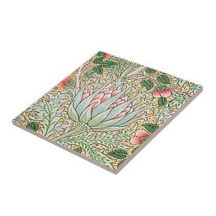 Carreau William Morris Artichoke Vintage Motif floral