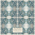 Carreau William Morris Artiste Era Croquis Vintage DROIT<br><div class="desc">CÔTÉ DROIT POUR MOTIF : COMMANDEZ LE NOMBRE ÉGAL DE CARRELAGE GAUCHE ET DROITE, . REMARQUE : INSTALLATION RECOMMANDATIONS CI-DESSOUS. Ces carreaux ont été créés à partir d'une image du Musée de l'aquarelle vintage et de gouache peinte Artisans de l'époque des croquis d'art. Ces modèles William Morris comprennent des éléments...</div>