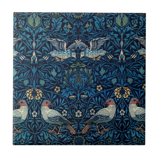 Carreau William Morris Blue Birds Tapestry Classic (Devant)