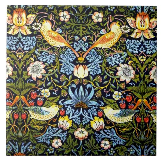 Carreau William Morris - Carrelage en céramique Thief frai (Devant)