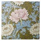 Carreau William Morris Chrysanthemum Motif floral Folia (Devant)