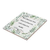 Carreau William Morris, citant, N'Avez Rien...  (Côté)