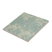 Carreau William Morris Classique Tulipe Bleu Floral (Côté)