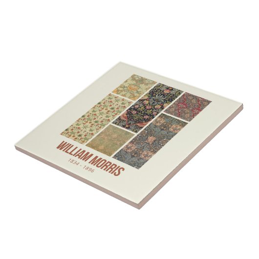 Carreau William Morris Collection Motif d'art (Côté)