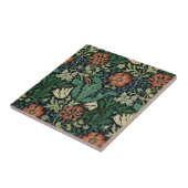 Carreau William Morris Compton Floral Art Nouveau Motif (Côté)
