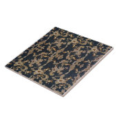 Carreau William * Morris Conception de cône de pin noir et (Côté)