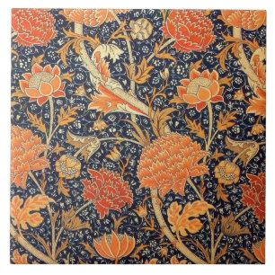 Carreau William Morris Cray Floral Art Nouveau Motif