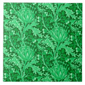 Carreau William Morris Damask, Emerald Green (Devant)