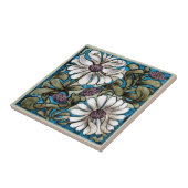 Carreau William * Morris De Morgan Sprig of Flowers White (Côté)