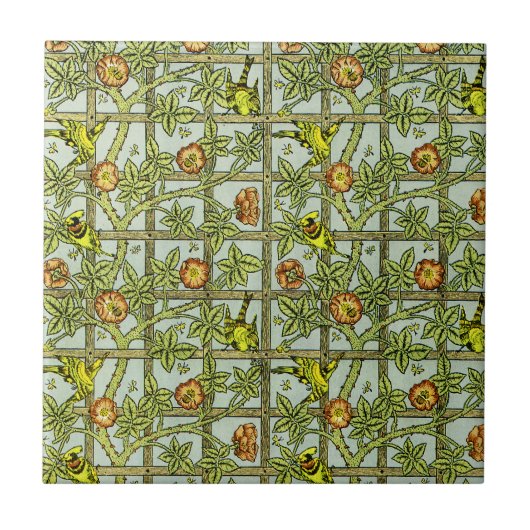 Carreau William Morris Design #5 (Devant)