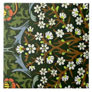 Carreau William Morris Design, Blackthorn,
