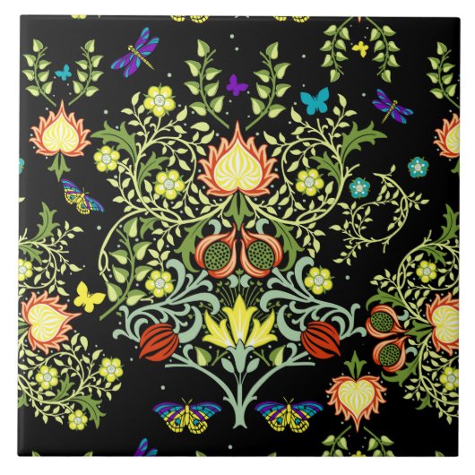 Carreau William Morris Floral (Devant)