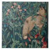 Carreau William Morris Forest Fox Floral (Devant)