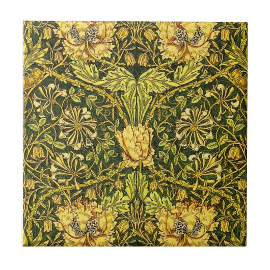 Carreau William Morris Golden la lèche de miel 2 (Devant)
