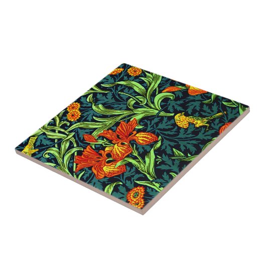 Carreau William Morris - Iris (Côté)