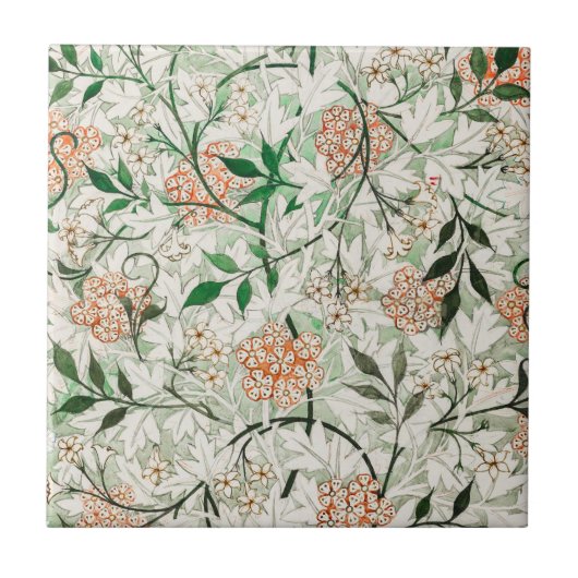 Carreau William Morris Jardin de Jasmin Fleur Classique (Devant)