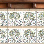 Carreau William Morris Kelmscott Tree Art nouveau Birds