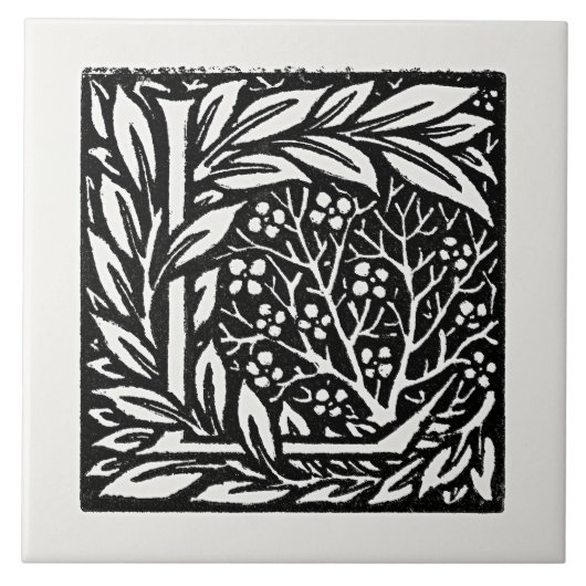 Carreau William Morris, L'amour suffit, (Devant)