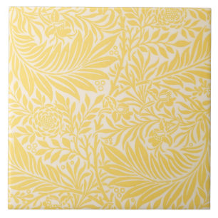 Carreau William Morris - Larkspur Feuilles et Motif de fle