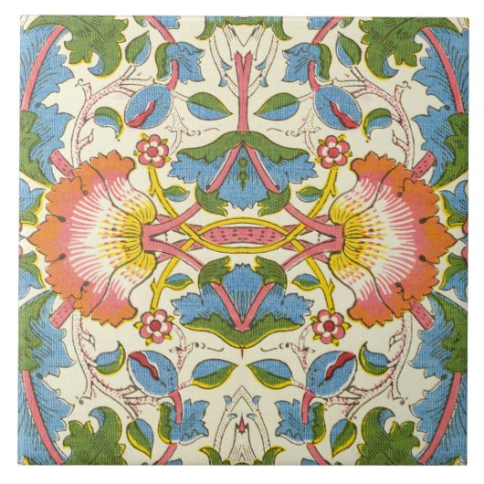 Carreau William Morris Loddon Blossom Motifs Floraux (Devant)
