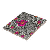 Carreau William Morris Marigold, Grey / Grey et Blanc (Côté)