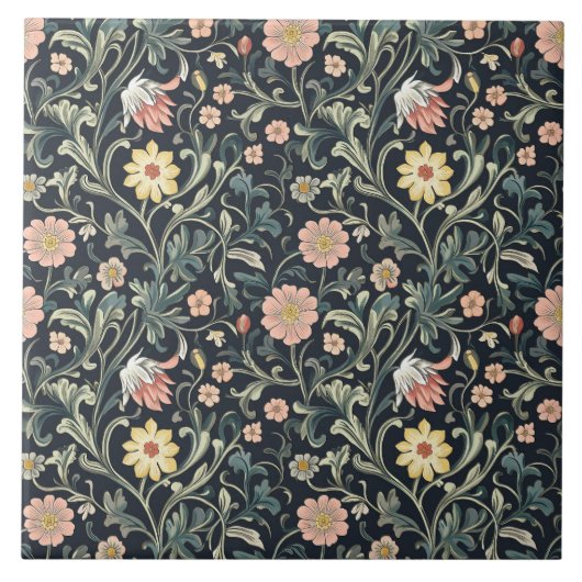 Carreau William Morris Motif (Devant)